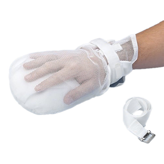 Protective Hand Mitts Double-Security Mitts One Size Fits Most Strap Fastening 2-Strap - 2814