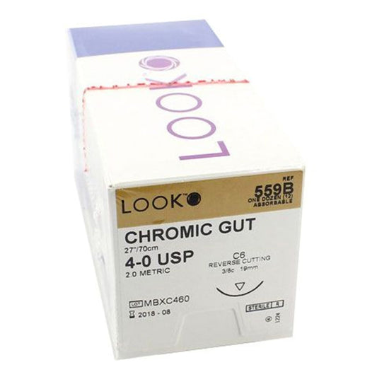 Surgical Specialties LOOK Suture with C6 Needle 559B, DZ