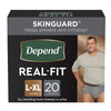 Depend® Real Fit® Maximum Absorbent Underwear, Large / Extra Large 50979