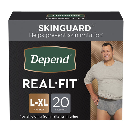 Depend® Real Fit® Maximum Absorbent Underwear, Large / Extra Large 50979