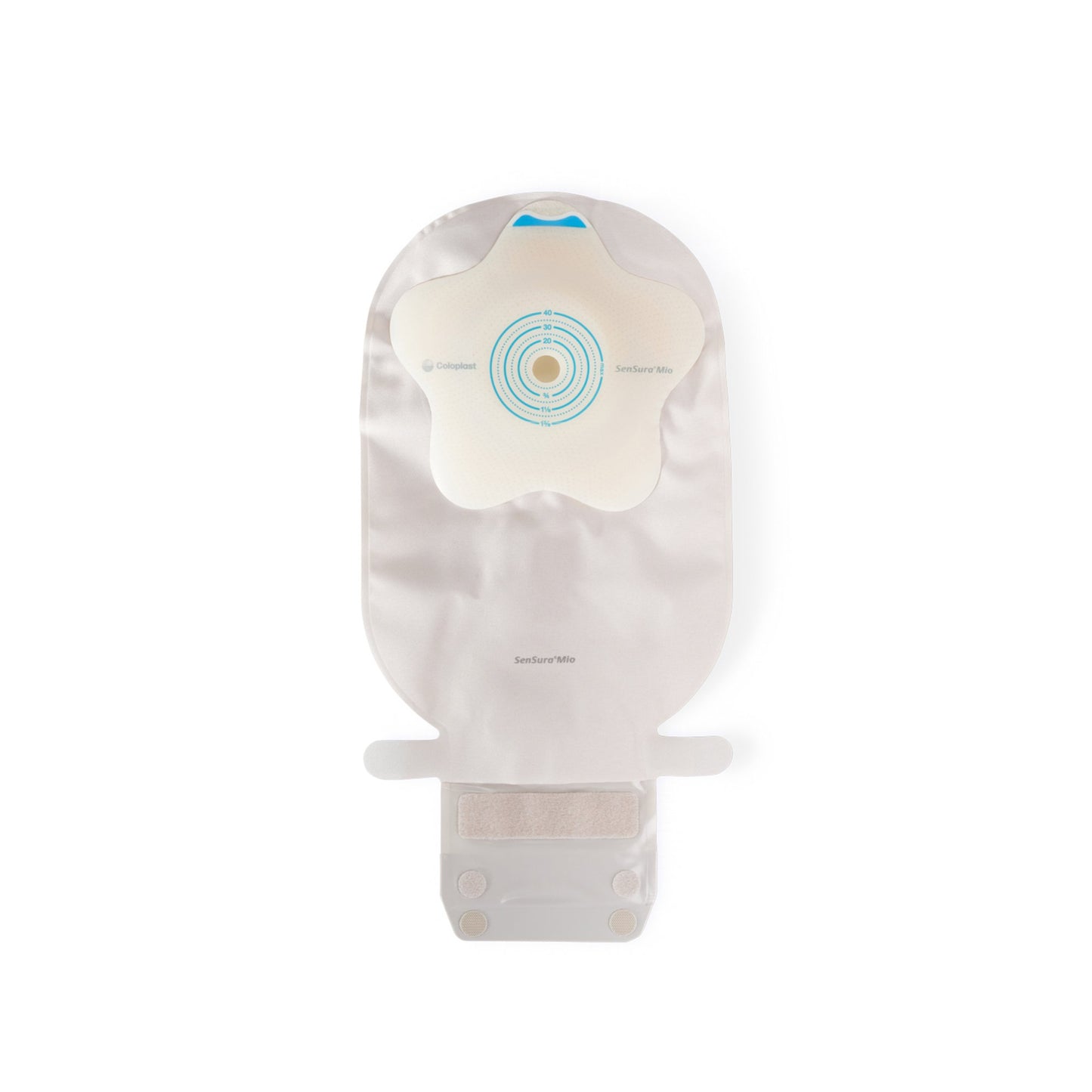 SenSura® Mio Convex Flip 1-Piece Transparent Ostomy Pouch, 10 – 50 mm Stomas 18321