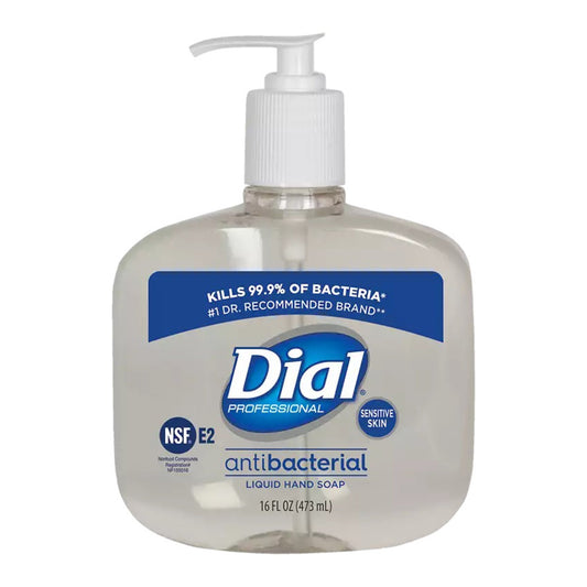 Antimicrobial Soap Dial® Professional for Sensitive Skin Liquid 16 oz. Pump Bottle Fresh Scent - DIA80784