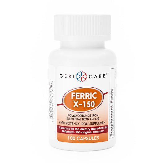 Geri-Care Geri-Care Iron Mineral Supplement 777-01-GCP, Case of 12
