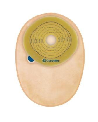 Ostomy Pouch Esteem®+ One-Piece System 8 Inch Length Trim to Fit 13/16 to 2-3/4 Inch Stoma Closed End - 416701