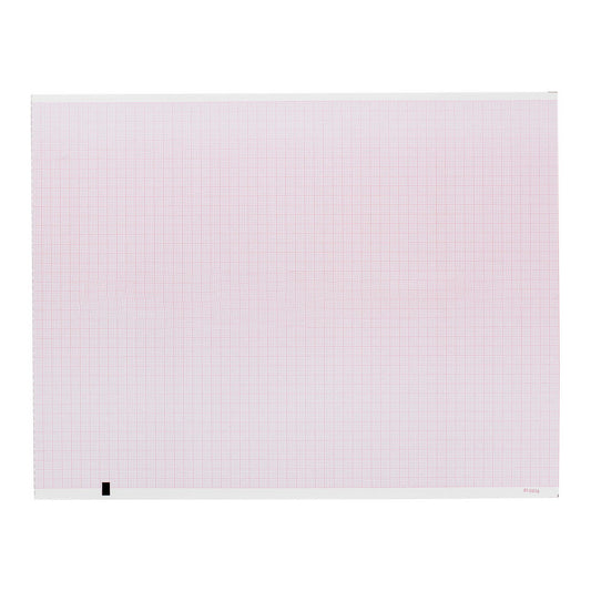 Recording Chart Paper Mortara Z-Fold Red Grid 9100-026-11