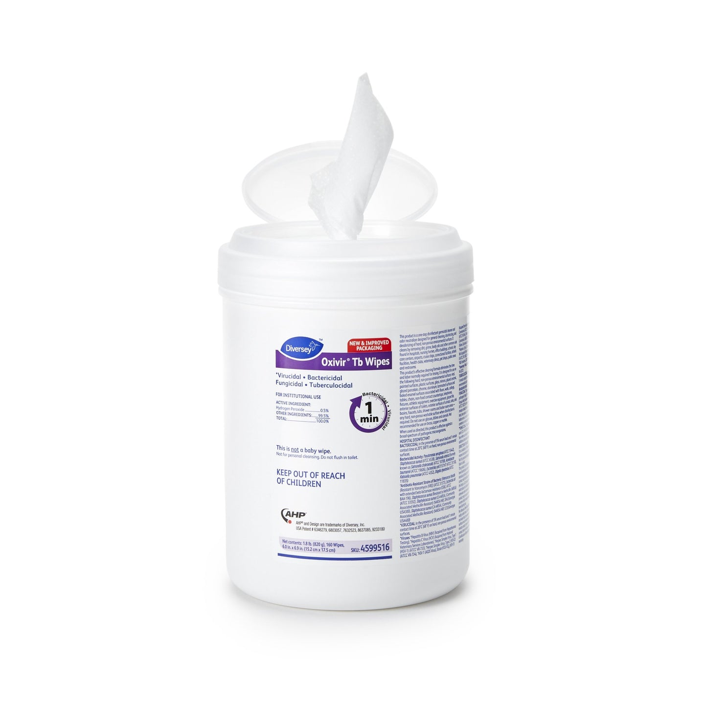 Oxivir® Tb Surface Disinfectant Wipes DVO4599516