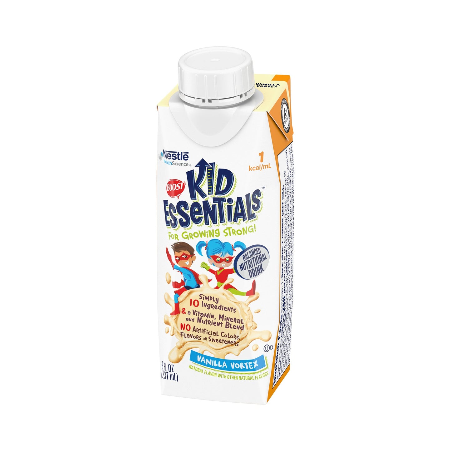 Boost® Kid Essentials™ Balanced Nutritional Drink, Vanilla, 8-ounce carton 00043900889344