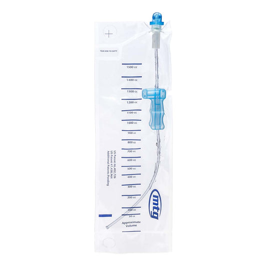 Intermittent Catheter Tray EZ-Gripper® Firm 14 Fr. Without Balloon Silicone - 52114