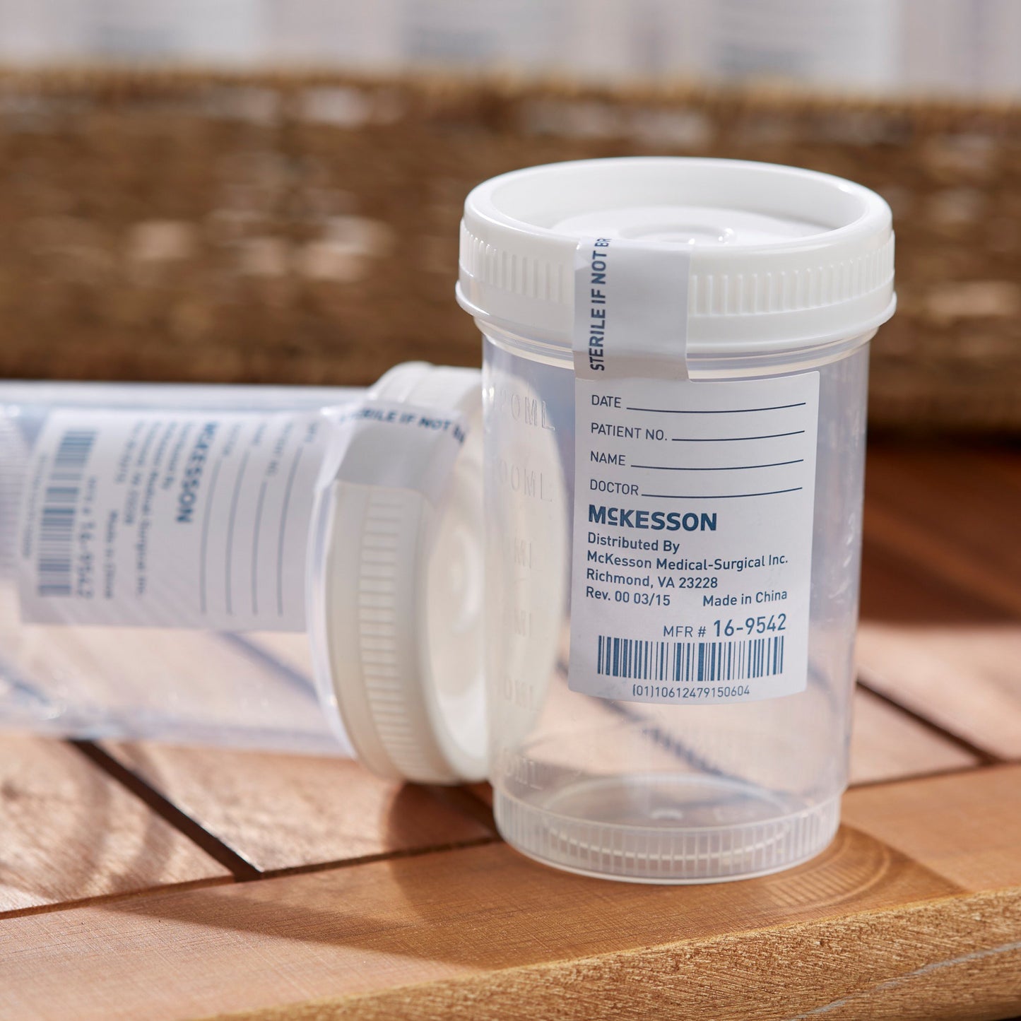 McKesson Specimen Container for Pneumatic Tube Systems, 120 mL 16-9542