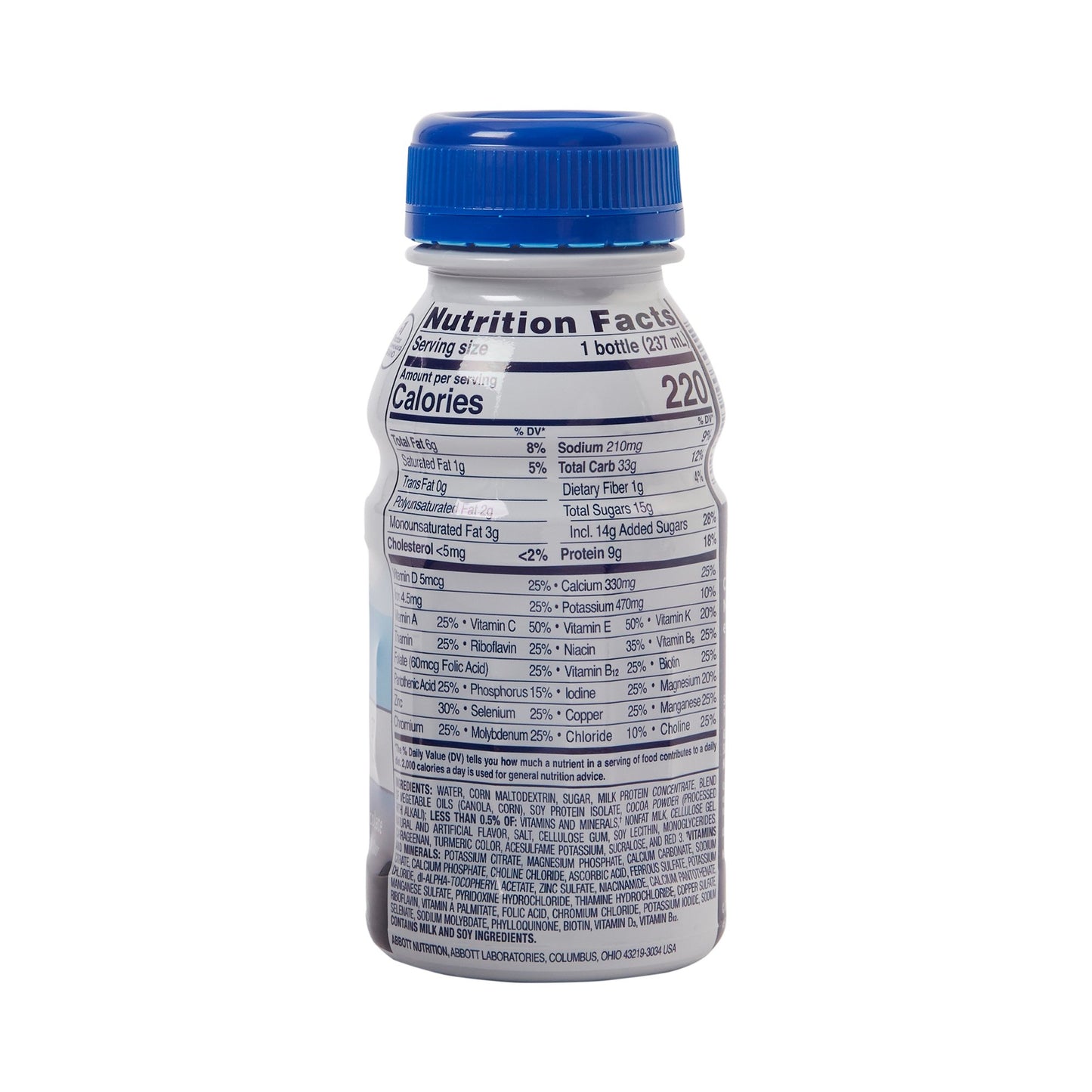 Ensure® Original Nutrition Shake, Chocolate, 8-ounce bottle 57231