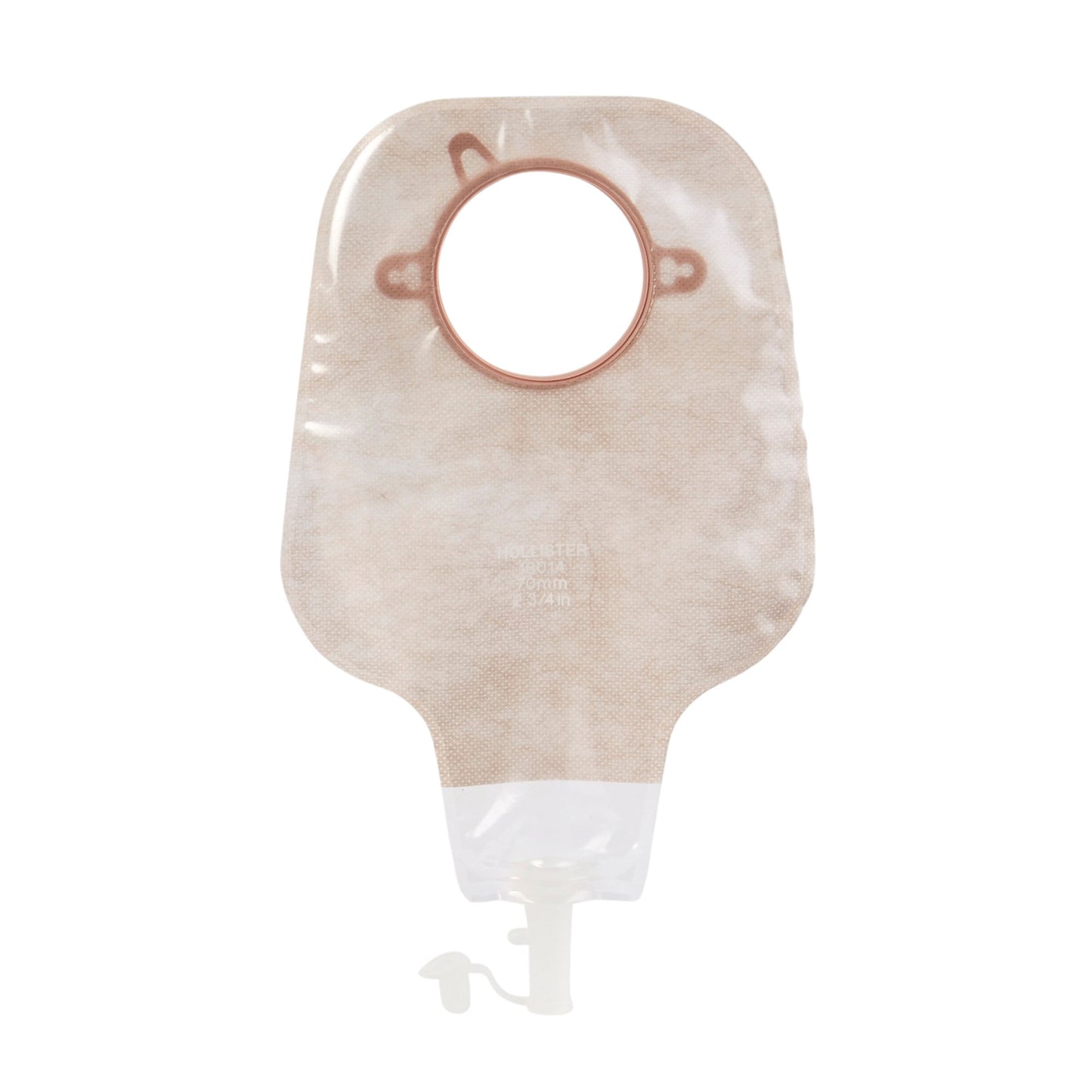 New Image™ Two-Piece Ultra-Clear Ostomy Pouch, Pre-cut to Fit 70 mm Stoma, Blue 18014
