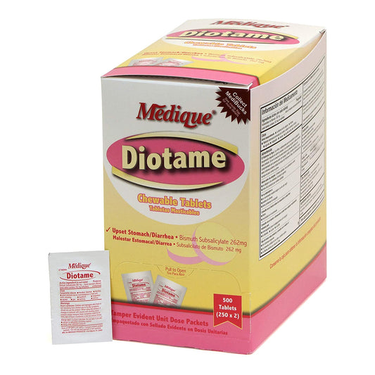 Anti-Diarrheal Diotame® 262 mg Strength Chewable Tablet 500 per Box - 22013