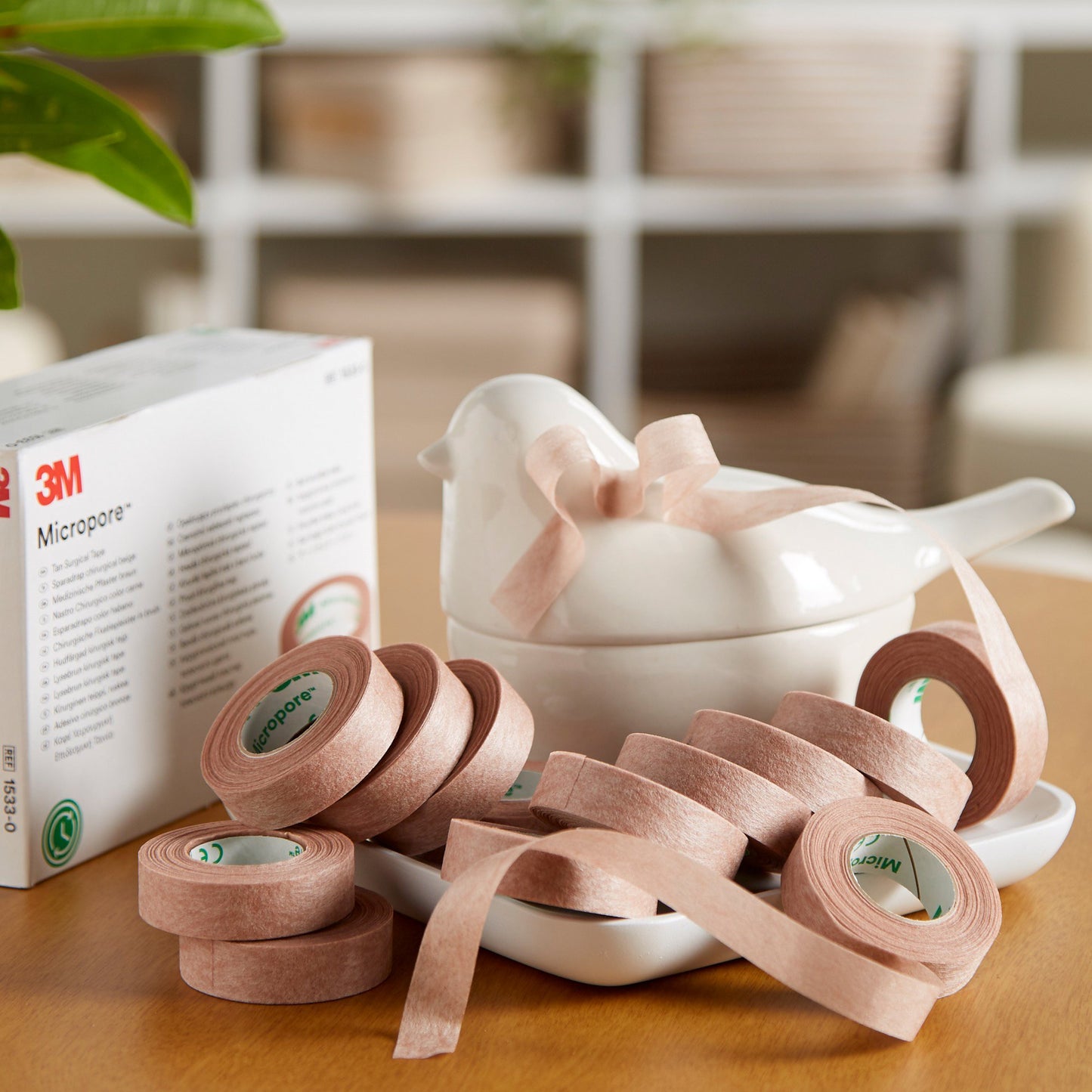 3M™ Micropore™ Paper Medical Tape, 1/2 Inch x 10 Yard, Tan 1533-0