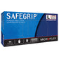 SafeGrip® Latex Extended Cuff Length Exam Glove, Large, Blue SG-375-L