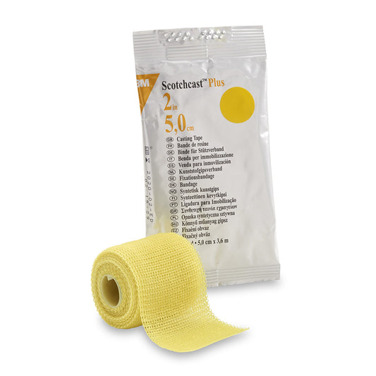 3M™ Scotchcast™ Plus Yellow Cast Tape, 2 Inch x 4 Yard 82002Y
