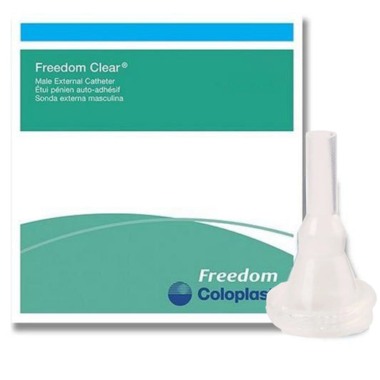 Freedom® Clear Male External Catheter, Intermediate Size, 23mm, Standard Length 8000