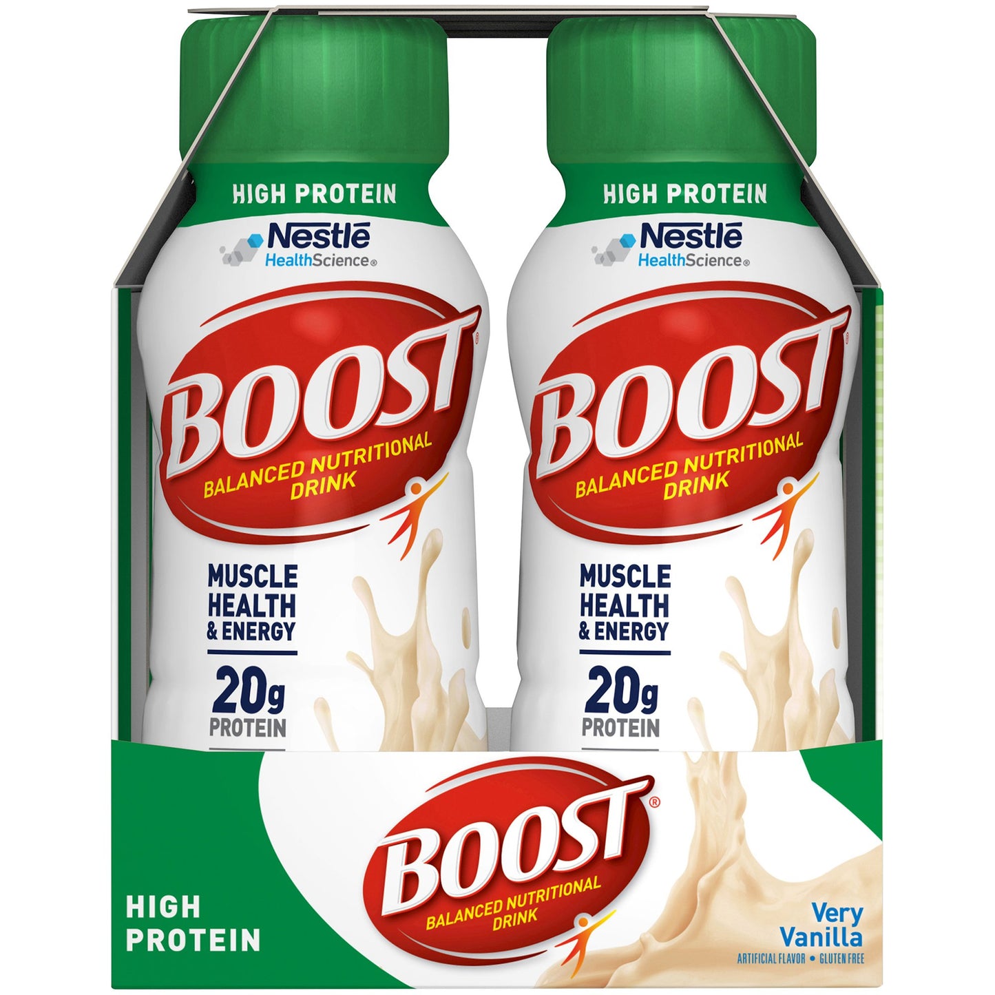 Boost® High Protein Vanilla Complete Nutritional Drink, 8 oz. Bottle 00041679941362