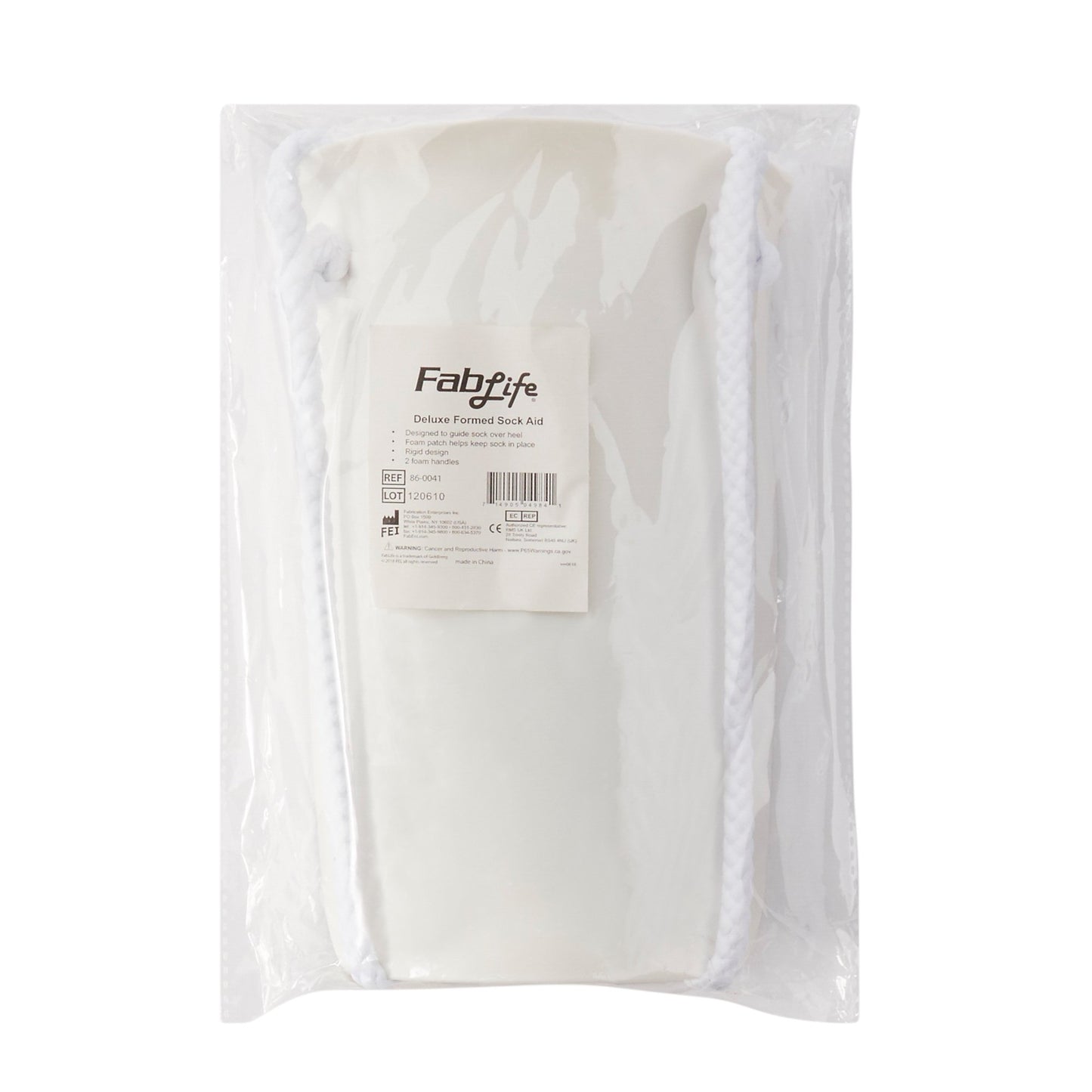 FabLife™ Formed Sock & Stocking Aid with Two Handles 86-0041