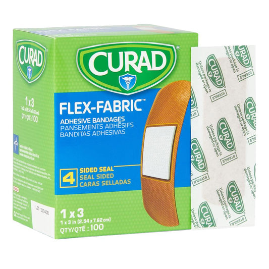 Comfort Cloth® Tan Adhesive Strip, 1 x 3 Inch NON25660