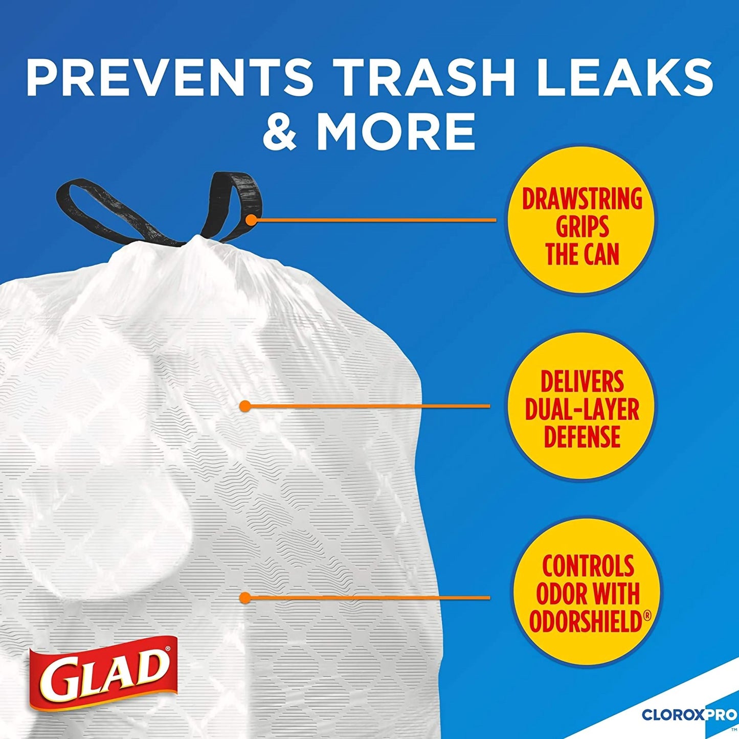 Glad® ForceFlex™ Trash Bag 70427