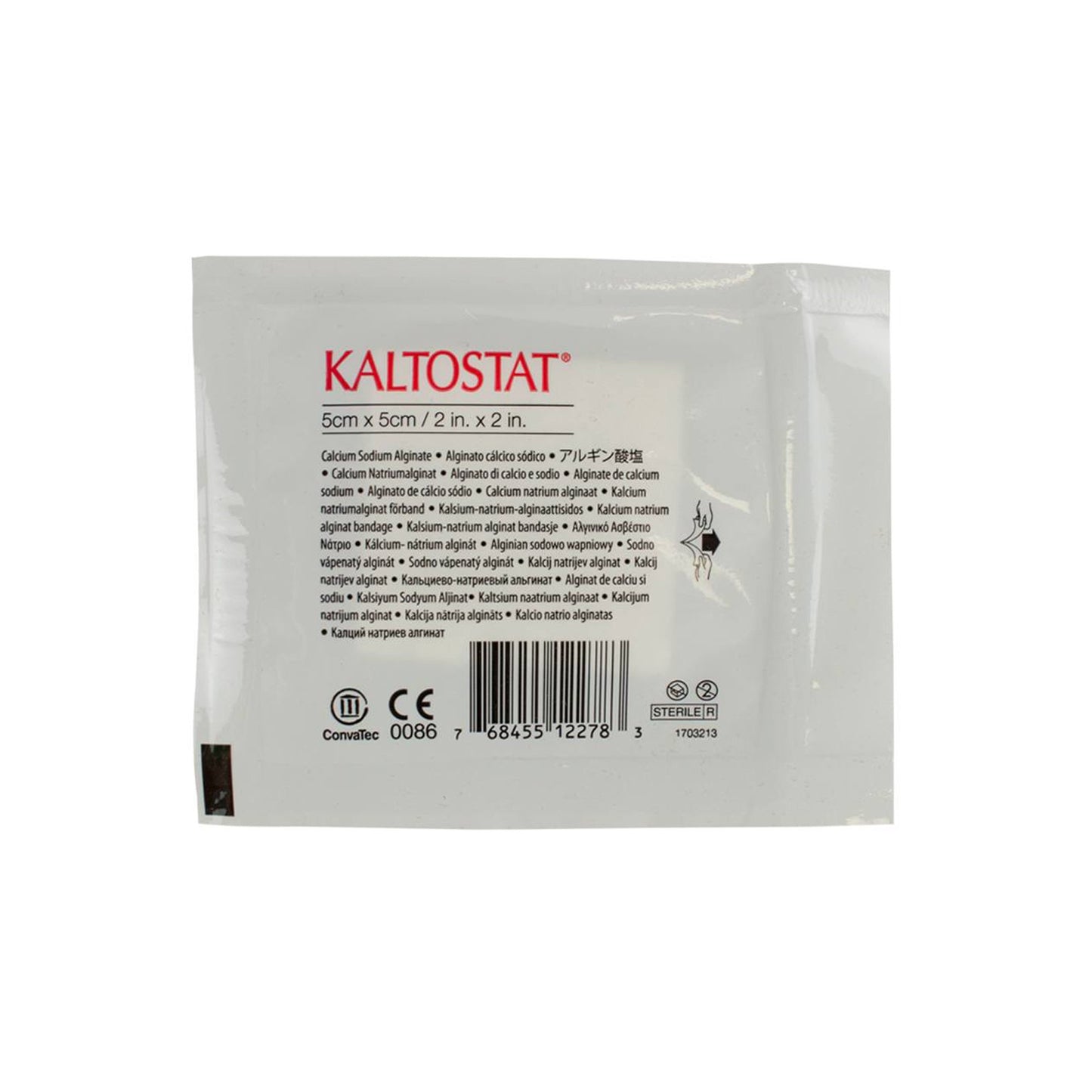 Kaltostat® Calcium Alginate Dressing, 2 x 2 Inch 168210