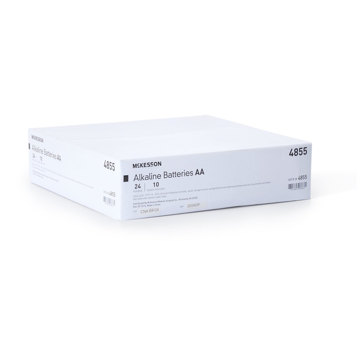 McKesson Alkaline Battery, AA Cell 4855