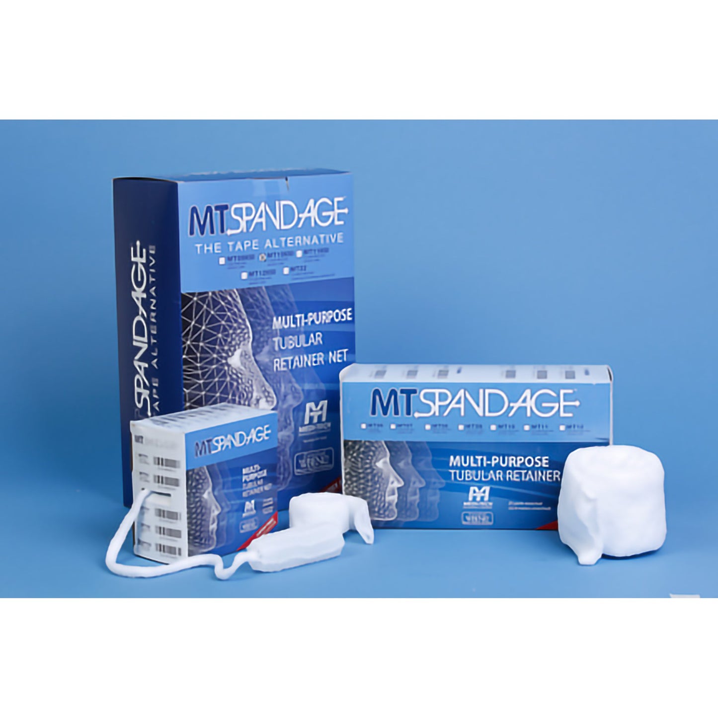 Elastic Net Retainer Dressing MT Spandage™ Tubular Elastic 25 Yard Size 6 White Large Head / Shoulder / Thigh NonSterile - MT06