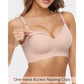 Momcozy Smooth Nursing Bra, Large, Beige FB021-SK100L-C