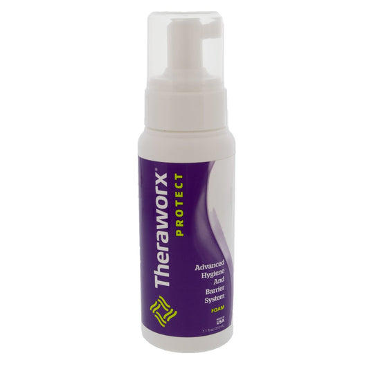 Rinse-Free Skin Cleanser with Silver Theraworx® Protect Advanced Hygiene and Barrier System Foaming 7.1 oz. Pump Bottle Lavender Scent - HXC-08Z