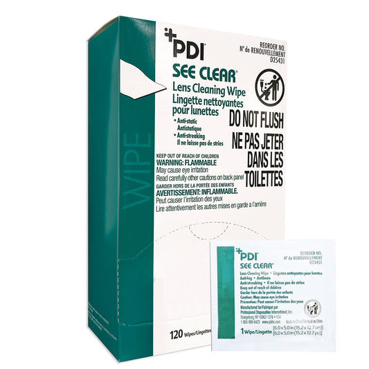 See Clear® Eye Glass Cleaning Wipes D25431