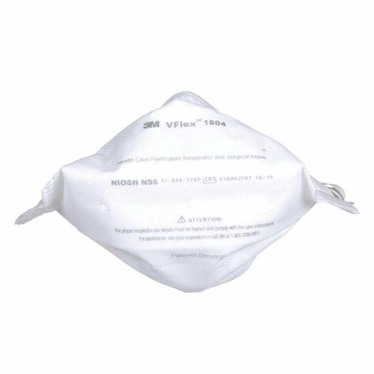 3M™ VFlex™ Health Care Particulate Respirator and Surgical Mask 1804