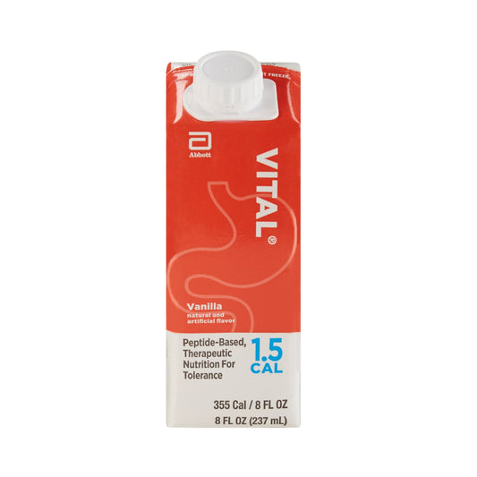Oral Supplement Vital® 1.5 Cal Vanilla Flavor Liquid 8 oz. Reclosable Carton - 64825