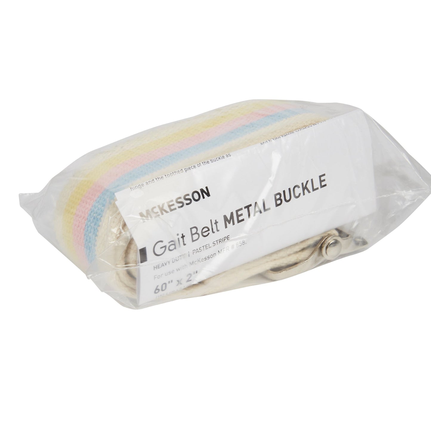 McKesson Pastel Stripe Gait Belt, 60 Inch 858