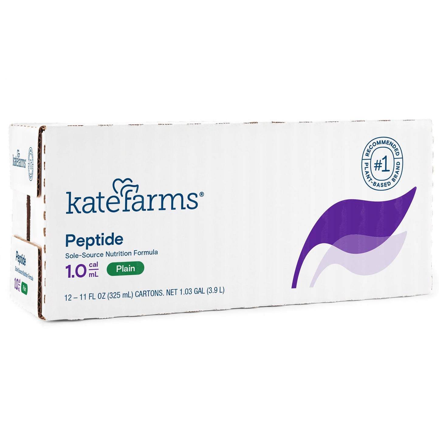 Kate Farms® Peptide 1.0 Sole-Source Nutrition Formula, 11-ounce carton 811112030492