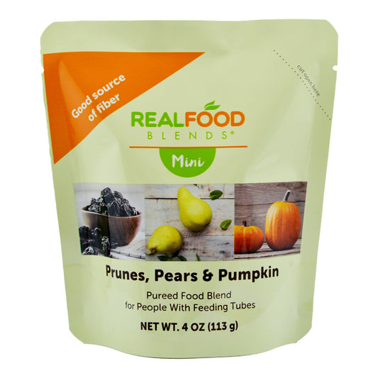 Tube Feeding Formula Real Food Blends® Mini Prunes / Pears / Pumpkin Flavor Liquid 4 oz. Pouch - 182829