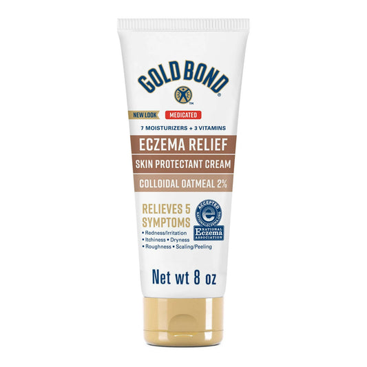 Skin Protectant Gold Bond® Eczema Relief 8 oz. Tube Unscented Cream 04116706621