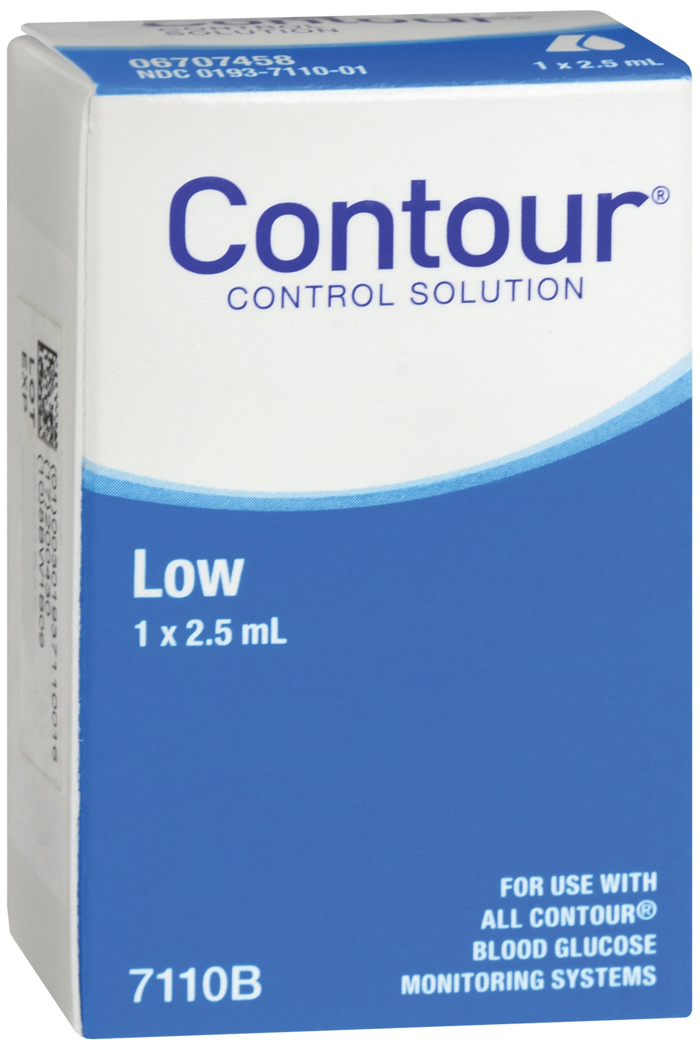 Blood Glucose Control Solution Contour® 2.5 mL Low Level - 7110