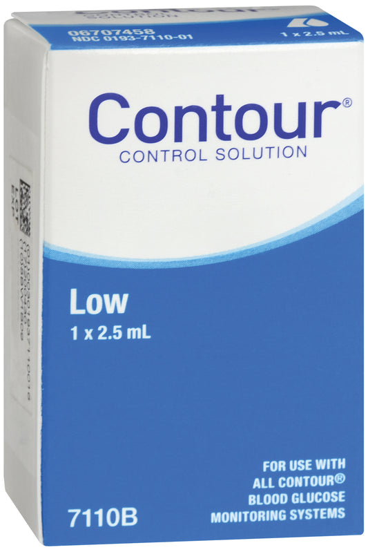Blood Glucose Control Solution Contour® 2.5 mL Low Level - 7110
