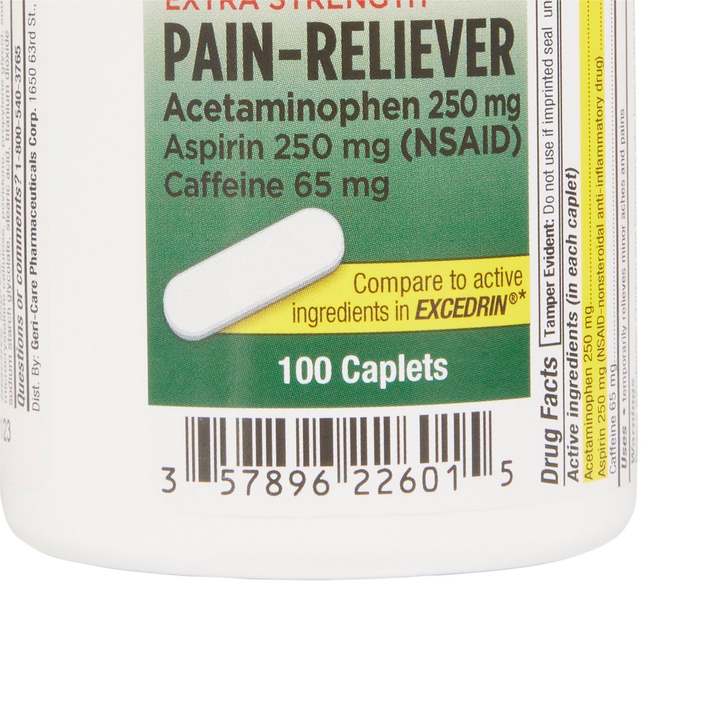 Geri-Care® Acetaminophen / Aspirin / Caffeine Pain Relief 226-01-GCP