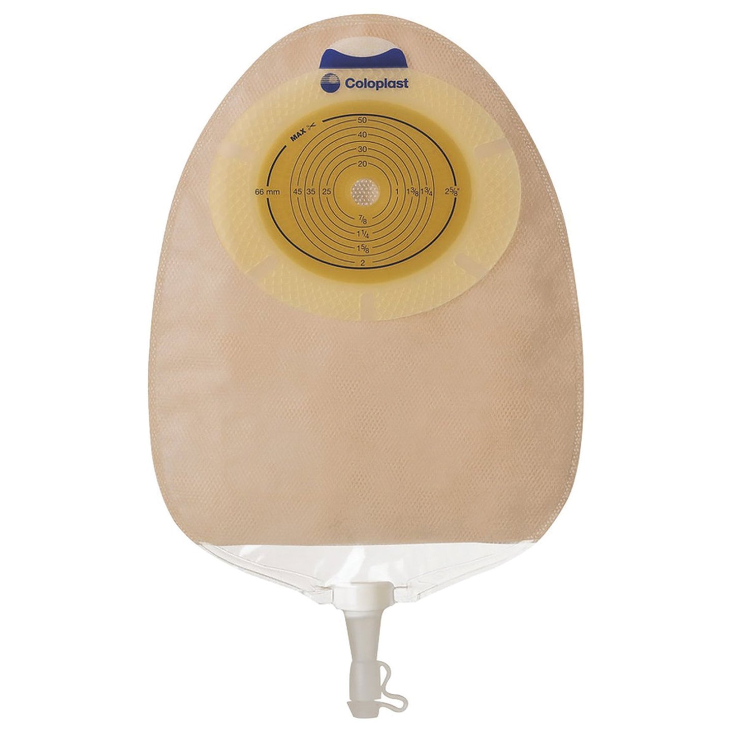 Urostomy Pouch SenSura® One-Piece System 10-3/8 Inch Length, Maxi Flat, Trim to Fit 3/8 to 3 Inch Stoma Drainable - 11804
