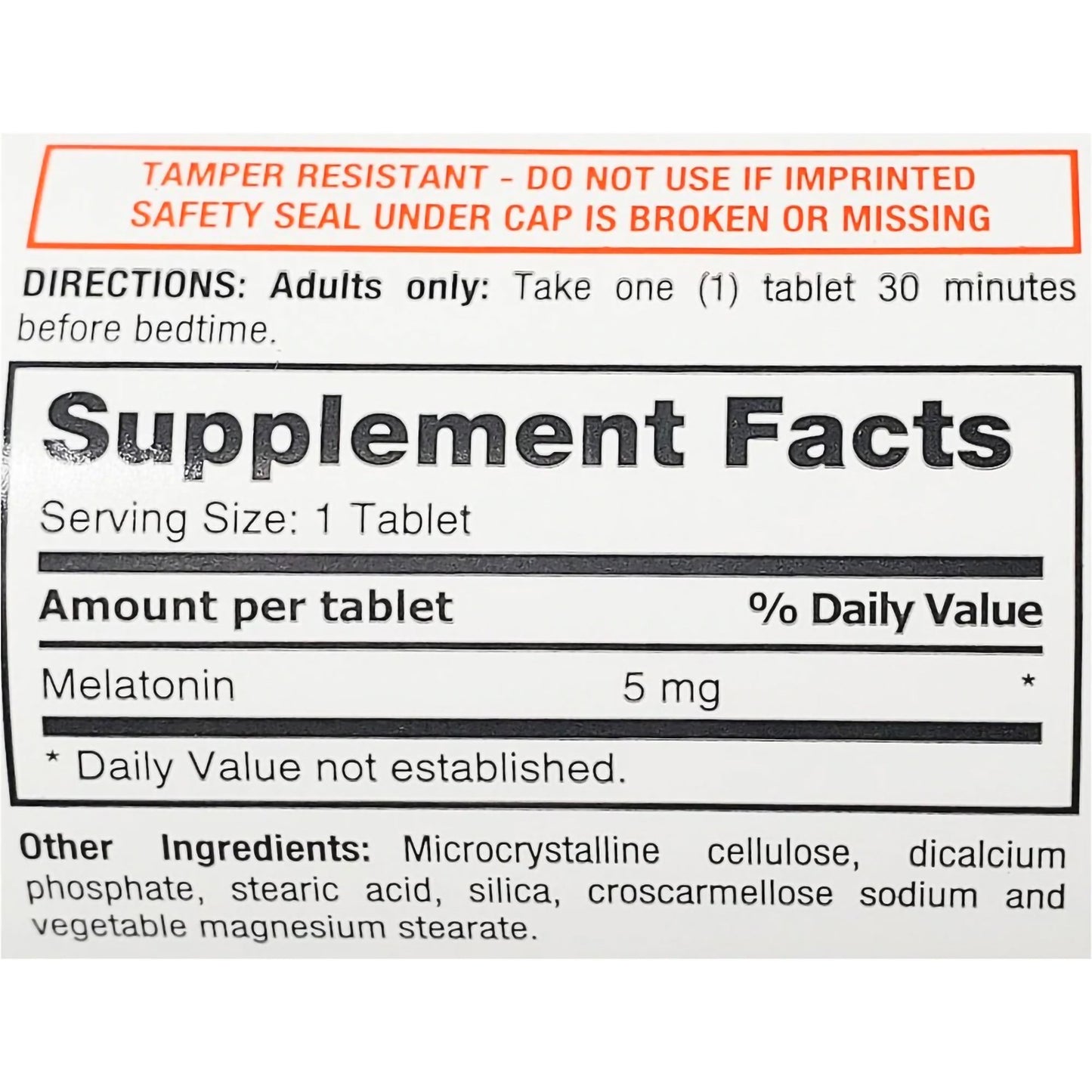 Rugby® Melatonin Dietary Supplement 80681004001