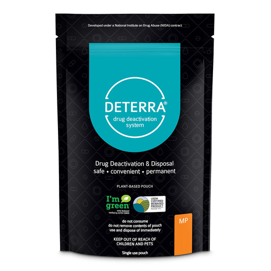 Deterra® Drug Disposal Pouch for Disposal of Pharmaceuticals, Medium 7018-CASE