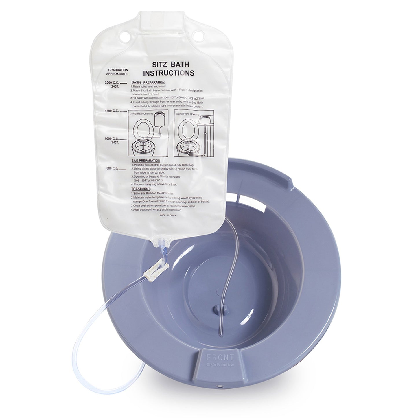 McKesson Round Sitz Bath, 2,000 mL Bag 146-RTLPC23234