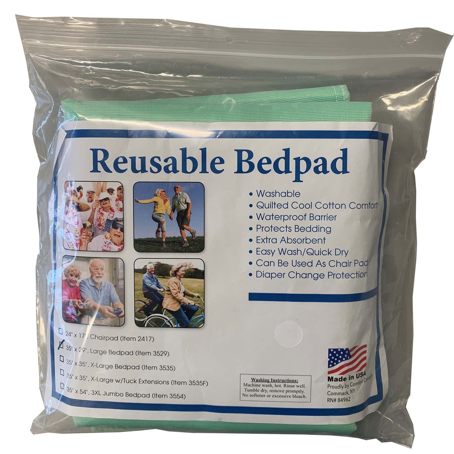 Comfort Concepts Comfort Care Underpad, 29 x 35 Inch W298GP-MK, DZ