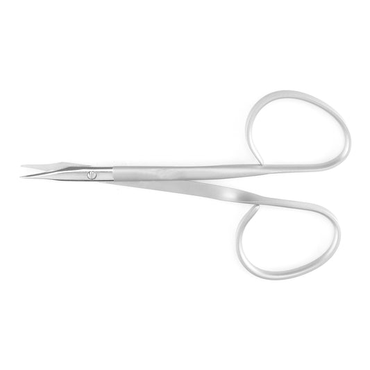 Operating Scissors McKesson Argent™ Gradle 3-3/4 Inch Length OR / Surgical Grade Stainless Steel NonSterile Finger Ring Handle Slightly Curved Sharp T