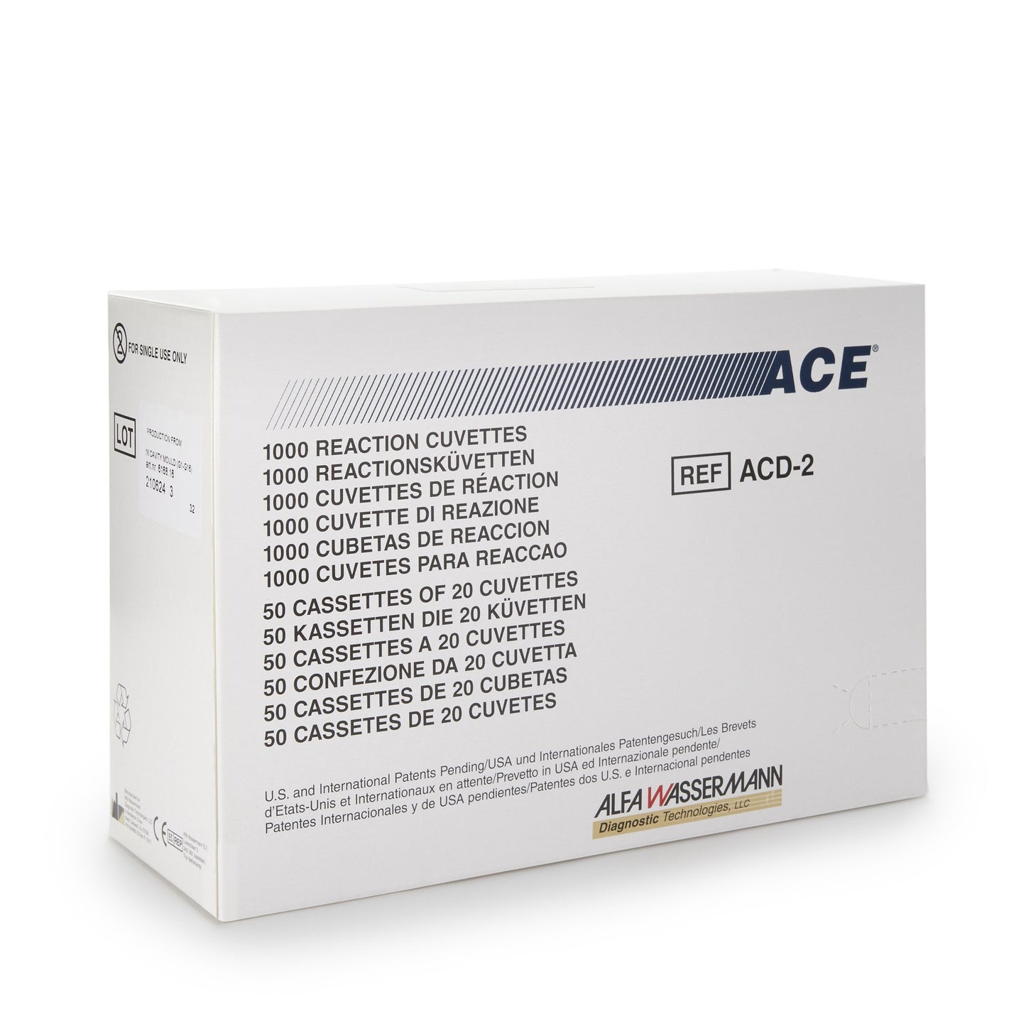 Ace® Cuvette for Ace Alera Clinical Chemistry Systems ACD-2