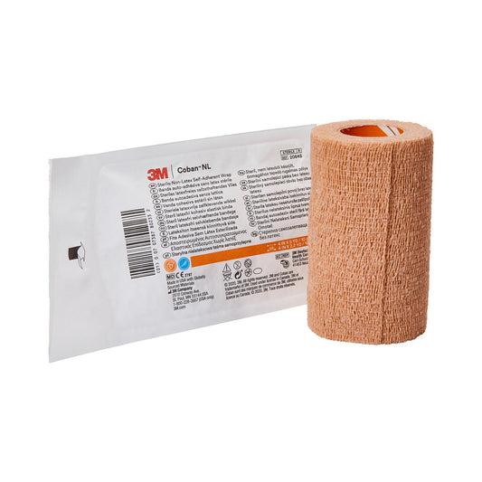 3M™ Coban™ LF Self-adherent Closure Cohesive Bandage, 4 Inch x 5 Yard 2084S