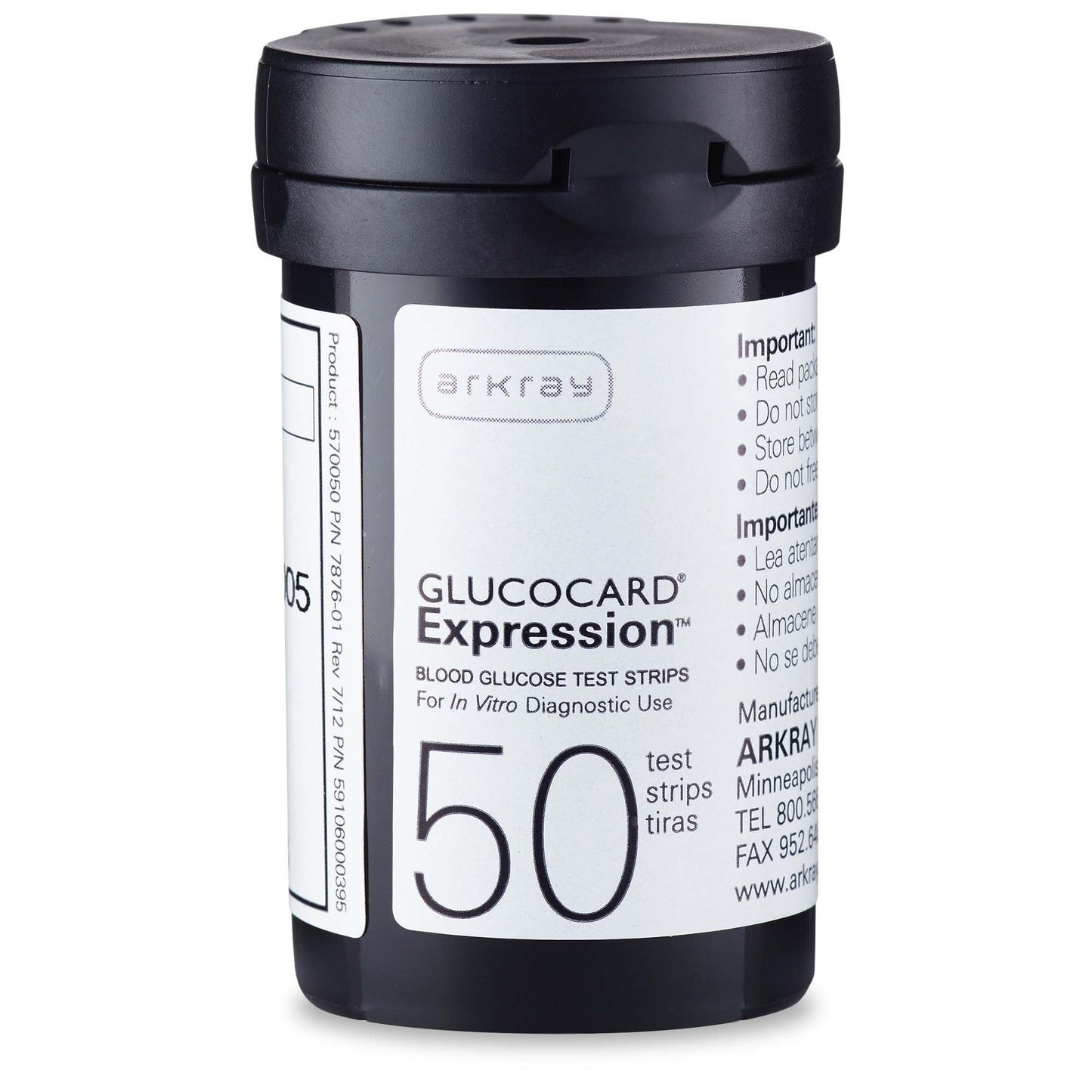 Blood Glucose Test Strips Glucocard® 50 Strips per Pack 08317570050