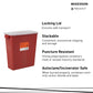 McKesson Prevent® Multi-purpose Sharps Container, 3 Gallon, 13.5 x 12.5 x 6 Inch 101-8710