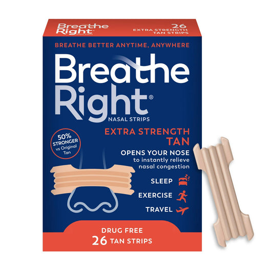 Breathe Right Nasal Strips, Extra Strength 81007180002